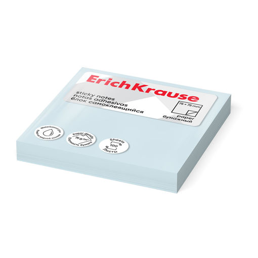 Picture of EK STICKY NOTES 75X75MM BLUE